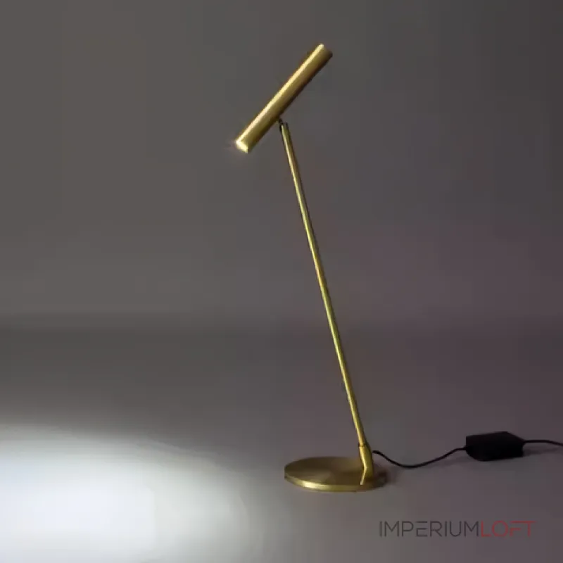 Уникальная настольная лампа ADLAUG TAB BRASS в современном дизайне от ImperiumLoft