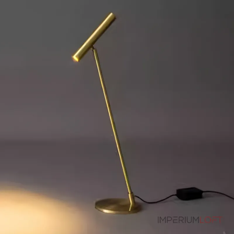 Уникальная настольная лампа ADLAUG TAB BRASS в современном дизайне от ImperiumLoft