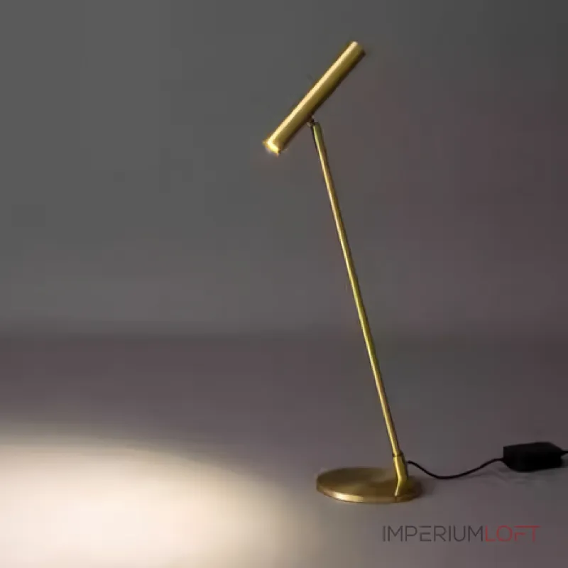 Уникальная настольная лампа ADLAUG TAB BRASS в современном дизайне от ImperiumLoft