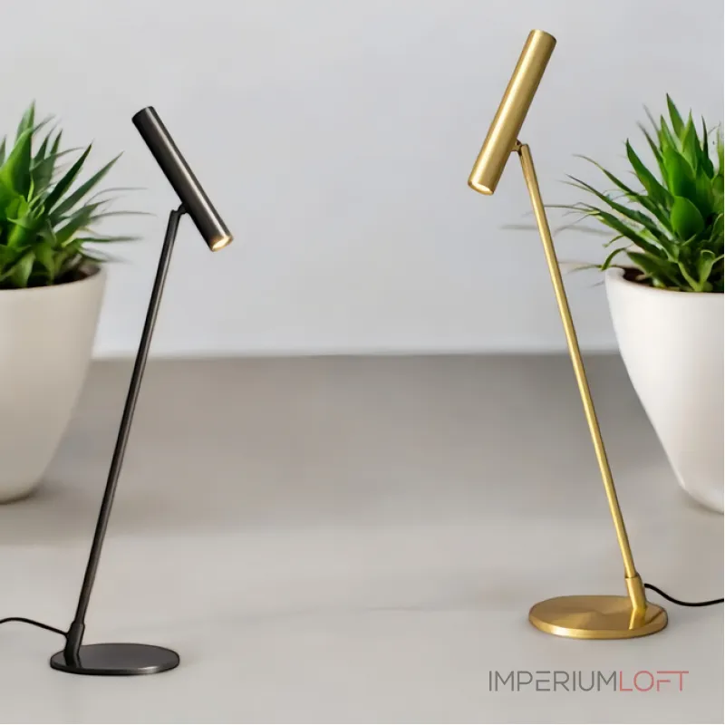 Уникальная настольная лампа ADLAUG TAB BLACK в современном дизайне от ImperiumLoft