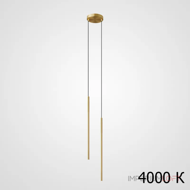 Комбинация подвесных светодиодных светильников c цилиндрическими плафонами ATTA DUO BRASS от ImperiumLoft Комбинация подвесных светодиодных светильников c цилиндрическими плафонами ATTA DUO BRASS от ImperiumLoft