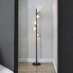 Торшер напольный в виде стилизованного кактуса REIK FL BLACK от ImperiumLoft