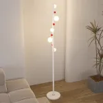 Торшер напольный в виде стилизованного кактуса REIK FL BLACK от ImperiumLoft