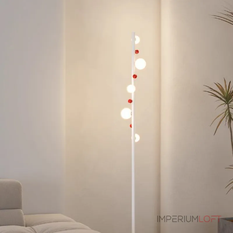 Торшер напольный в виде стилизованного кактуса REIK FL BLACK от ImperiumLoft