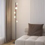 Торшер напольный в виде стилизованного кактуса REIK FL WHITE от ImperiumLoft