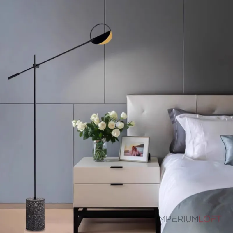 Торшер BOLIA LEAVES Black от ImperiumLoft