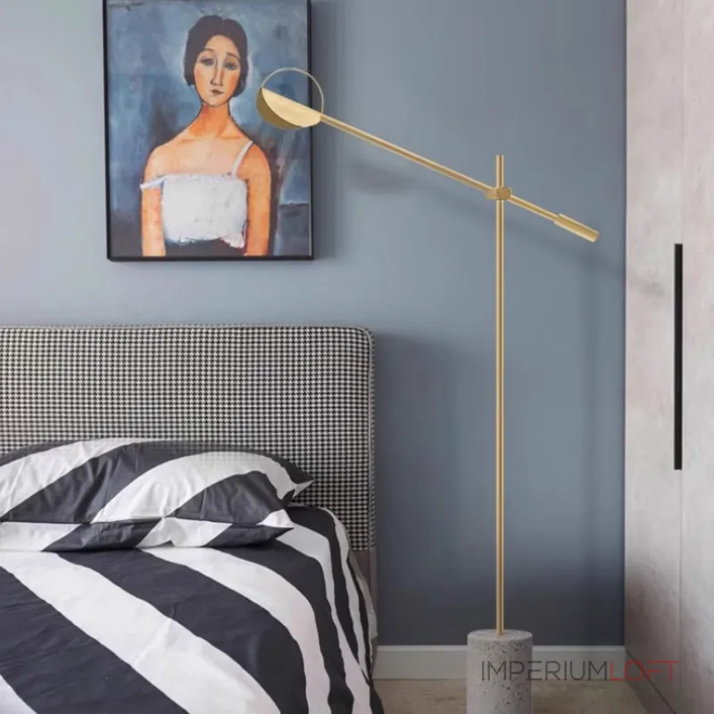 Торшер BOLIA LEAVES Black от ImperiumLoft