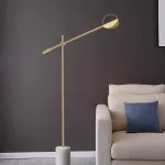 Торшер напольный в виде стилизованного кактуса BERGHILD BLACK от ImperiumLoft