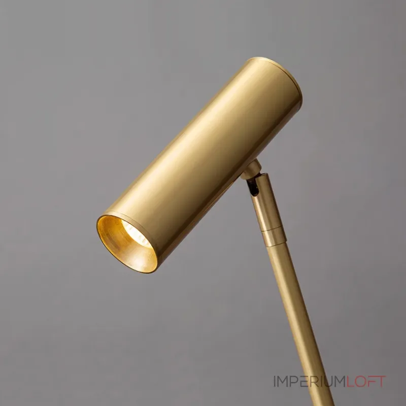 Дизайнерский торшер с цилиндрическим плафоном ADLAUG BRASS в современном дизайне от ImperiumLoft Дизайнерский торшер с цилиндрическим плафоном ADLAUG BRASS в современном дизайне от ImperiumLoft