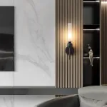 Настенный светильник SENSEI H38.5 Black от ImperiumLoft