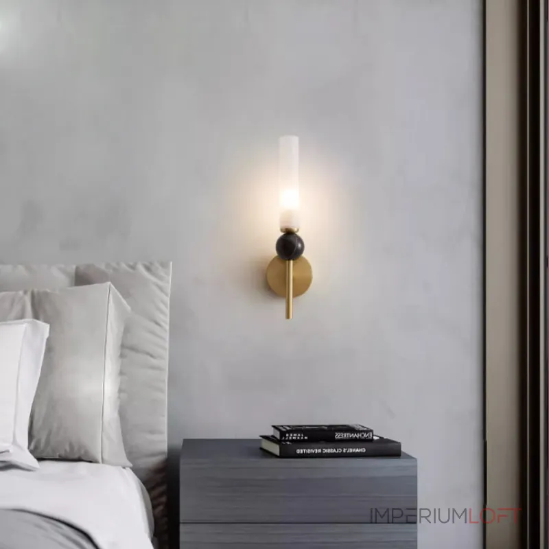 Настенный светильник SENSEI H38.5 Black от ImperiumLoft