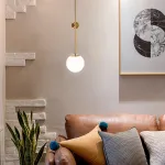 Настенный светильник LINES Ball 72 Gold от ImperiumLoft