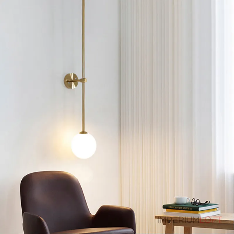 Настенный светильник LINES Ball 72 Gold от ImperiumLoft Настенный светильник LINES Ball 72 Gold от ImperiumLoft
