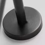 Бра на высокой стойке с цилиндрическим плафоном из рифленого стекла RELF BLACK от ImperiumLoft