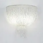 Бра на высокой стойке с цилиндрическим плафоном из рифленого стекла LABEL WALL от ImperiumLoft