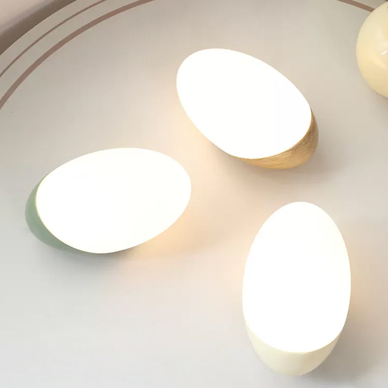 Настенный cветильник яйцевидной формы со скрытой проводкой VOLLRAD GREEN от ImperiumLoft