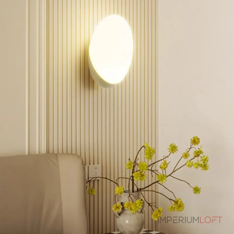 Настенный cветильник яйцевидной формы со скрытой проводкой VOLLRAD GREEN от ImperiumLoft