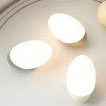 Настенный cветильник яйцевидной формы со скрытой проводкой VOLLRAD CREAM от ImperiumLoft