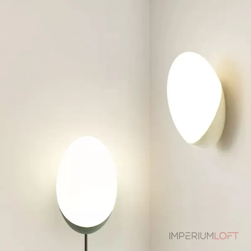 Настенный cветильник яйцевидной формы со скрытой проводкой VOLLRAD CREAM от ImperiumLoft