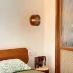 Настенный светодиодный cветильник в виде цилиндра с радиально расположенными пластинами SMED BLACK 3000 от ImperiumLoft