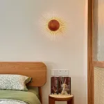 Настенный светодиодный cветильник в виде цилиндра с радиально расположенными пластинами SMED GOLD 4000 от ImperiumLoft