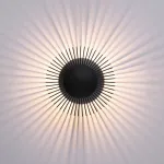 Настенный светодиодный cветильник в виде цилиндра с радиально расположенными пластинами SMED GOLD 5000 от ImperiumLoft