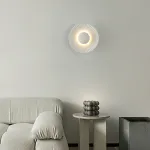 Настенный cветильник в виде гофрированного диска с LED подсветкой MEKHI A от ImperiumLoft