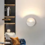 Настенный cветильник в виде гофрированного диска с LED подсветкой MEKHI A от ImperiumLoft