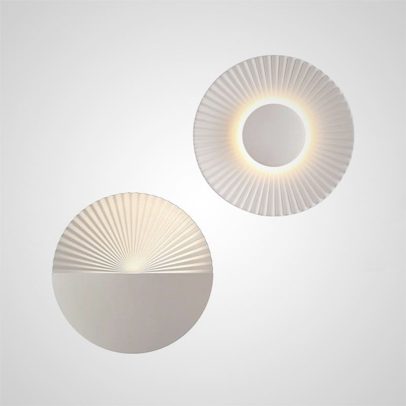 Настенный cветильник в виде гофрированного диска с LED подсветкой MEKHI B от ImperiumLoft Настенный cветильник в виде гофрированного диска с LED подсветкой MEKHI B от ImperiumLoft