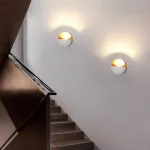 Настенный cветильник в виде гофрированного диска с LED подсветкой MEKHI B от ImperiumLoft