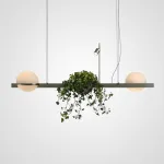 Светодиодный реечный светильник с эллиптическими рельефными плафонами GRO LONG L2 от ImperiumLoft