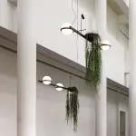 Светодиодный реечный светильник с эллиптическими рельефными плафонами GRO LONG L2 от ImperiumLoft