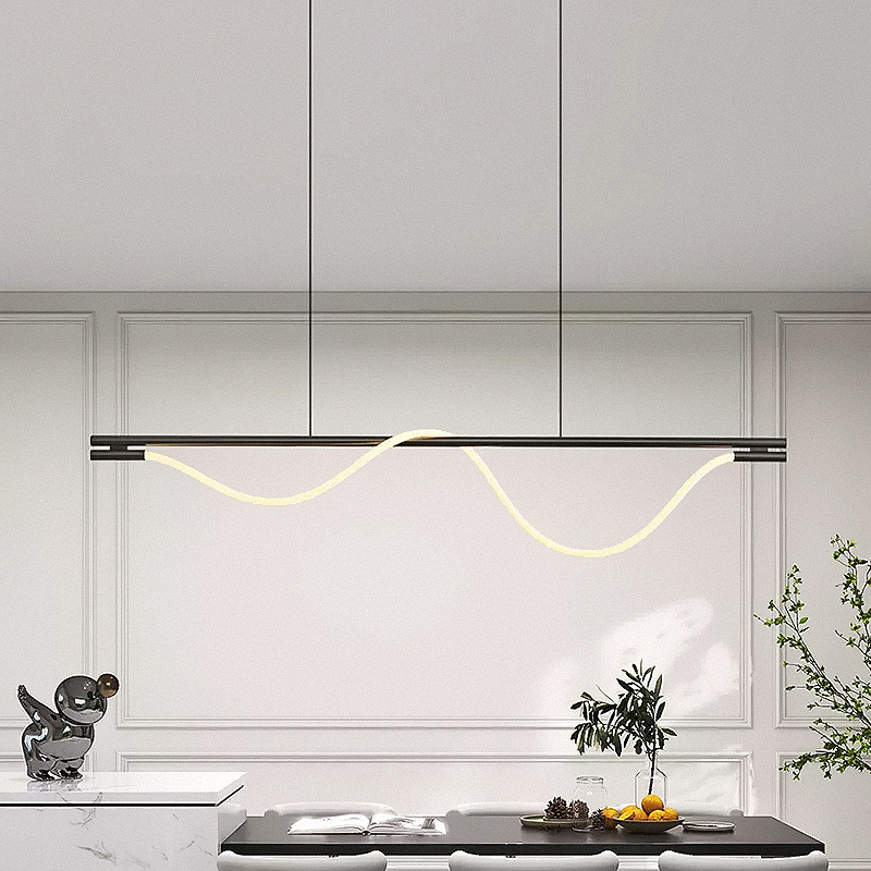 Специальная усовершенствованная серия реечных светильников с оптическим силикагелем и гибким плетеным волокном GLORIFY OPTIC LONG L160 от ImperiumLoft