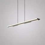 Реечный LED светильник оригинальной формы с комбинацией направленного и рассеянного света DOSSE A GREY от ImperiumLoft