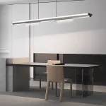 Реечный LED светильник оригинальной формы с комбинацией направленного и рассеянного света DOSSE A GREY от ImperiumLoft