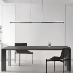 Реечный LED светильник оригинальной формы с комбинацией направленного и рассеянного света DOSSE A GREY от ImperiumLoft