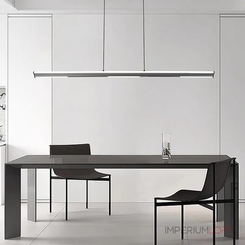 Реечный LED светильник оригинальной формы с комбинацией направленного и рассеянного света DOSSE A GREY от ImperiumLoft