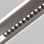 Реечный LED светильник оригинальной формы с комбинацией направленного и рассеянного света DOSSE A GREY от ImperiumLoft