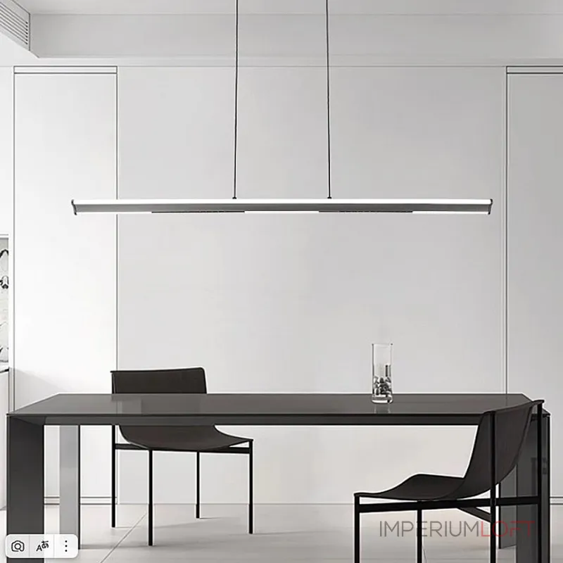 Реечный LED светильник оригинальной формы с комбинацией направленного и рассеянного света DOSSE A GREY от ImperiumLoft