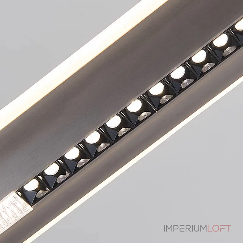 Реечный LED светильник оригинальной формы с комбинацией направленного и рассеянного света DOSSE A COFFEE от ImperiumLoft