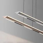 Реечный LED светильник оригинальной формы с комбинацией направленного и рассеянного света DOSSE A COFFEE от ImperiumLoft