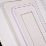 Потолочный светильник белого цвета из акрила с 3 температурами свечения ACRIL WHITE L105 от ImperiumLoft