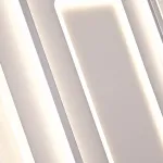 Потолочный светильник белого цвета из акрила с 3 температурами свечения ACRIL WHITE L105 от ImperiumLoft