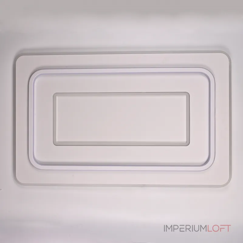 Потолочный светильник белого цвета из акрила с 3 температурами свечения ACRIL WHITE L105 от ImperiumLoft