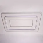 Потолочный светильник белого цвета из акрила с 3 температурами свечения ACRIL WHITE L105 от ImperiumLoft