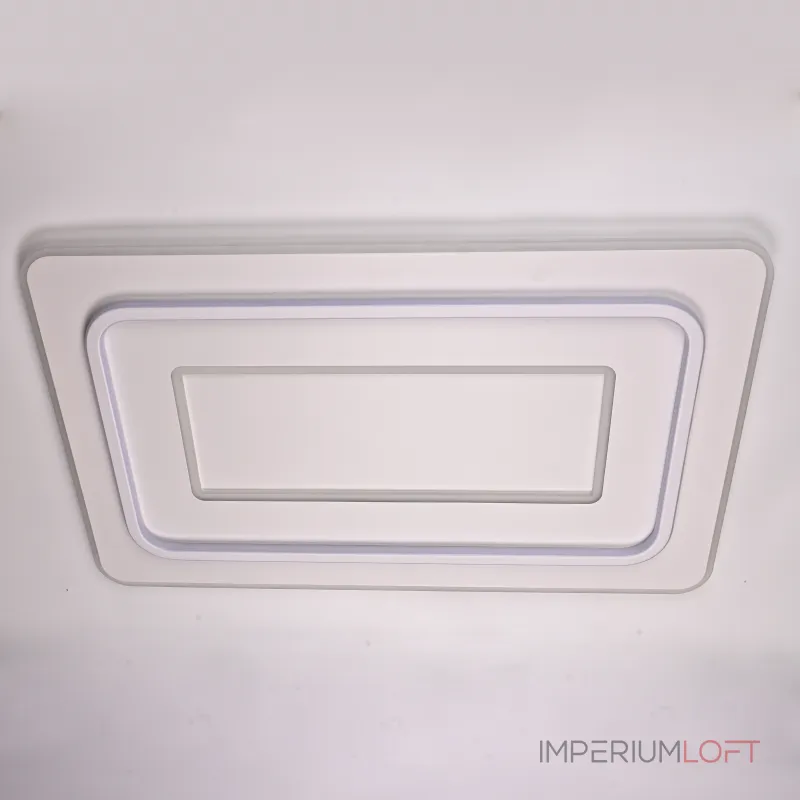 Потолочный светильник белого цвета из акрила с 3 температурами свечения ACRIL WHITE L105 от ImperiumLoft