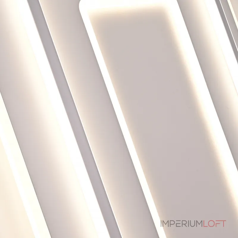 Потолочный светильник белого цвета из акрила с 3 температурами свечения ACRIL WHITE L105 от ImperiumLoft