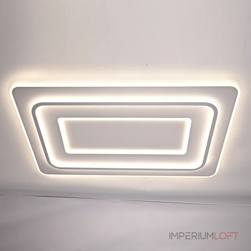 Потолочный светильник белого цвета из акрила с 3 температурами свечения ACRIL WHITE L105 от ImperiumLoft