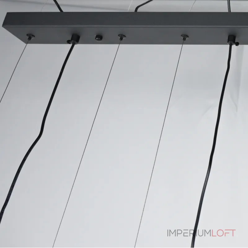 Подвесной светильник в стиле минимализм с геометрическими акцентными элементами FORVET BLACK L4 от ImperiumLoft Подвесной светильник в стиле минимализм с геометрическими акцентными элементами FORVET BLACK L4 от ImperiumLoft