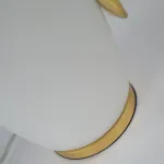 Настольная лампа из белого матового стекла Birdi Penguin White от ImperiumLoft